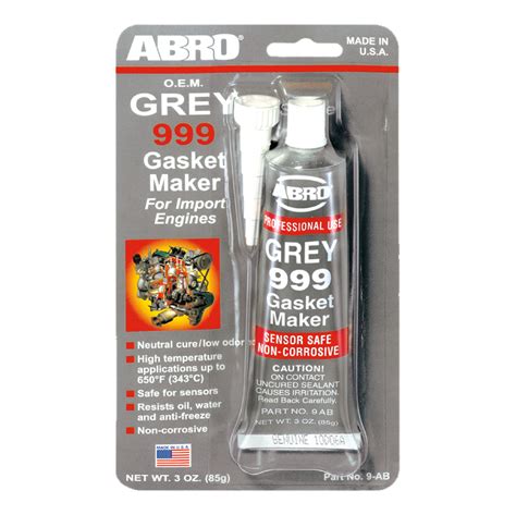 Grey 999® RTV Silicone Gasket Maker - ABRO