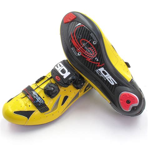 Cycling Sidi Ergo 4 Men's Road Cycling Shoes Yellow/Black 42 hotelhrpalace.in