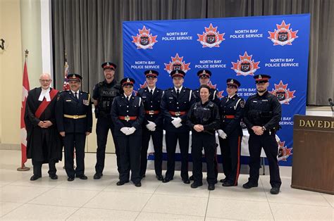 Nine new and experienced officers join the North Bay Police Service ...