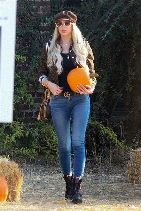 CHRISTINE QUINN at a Pumpkin Patch in Hollywood 10/22/2020 – HawtCelebs