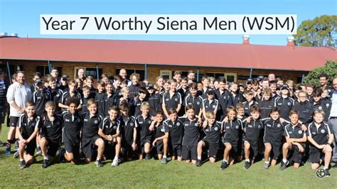 Year 7 Worthy Siena Men (WSM) | Yesterday marked the first Worthy Siena ...