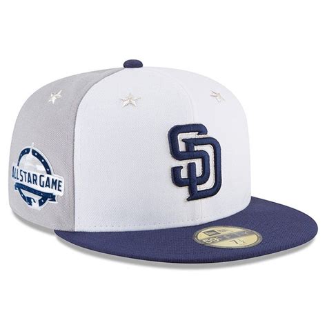 San Diego Padres New Era 2018 MLB All-Star Game On-Field 59FIFTY Fitted Hat – White/Blue ...