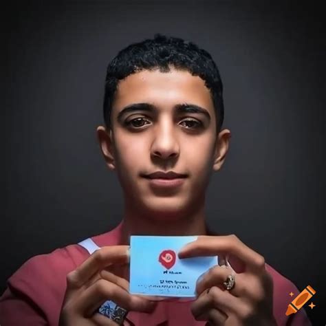 Student id card for mostafa mahmoud abdel-ghafour on Craiyon