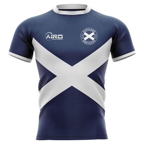 2023-2024 Scotland Flag Concept Rugby Shirt