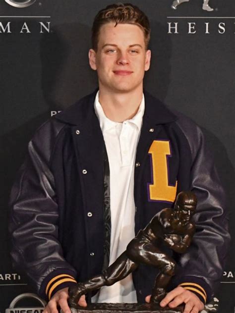 Heisman Trophy Joe Burrow Bomber Jacket