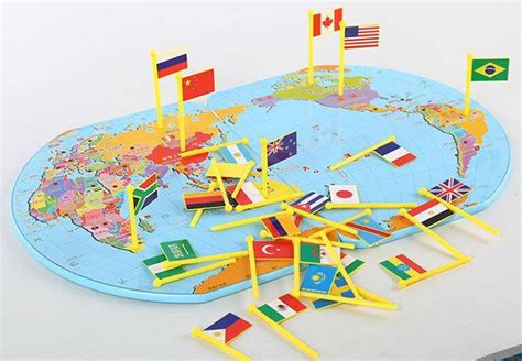 World Map with 36 Flag Inserts – AppuWorld