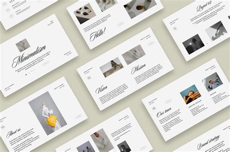 Canva Presentation Minimal Template on Behance