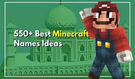 550+ Best Minecraft Names Ideas For Your Minecraft Character