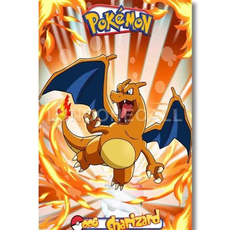 Pokemon Charizard Custom Poster Print Wall Decor