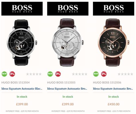 Hugo Boss Signature Collection - First Class Watches Blog