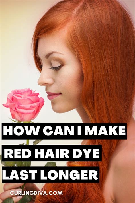 Tips to Make Your Red Hair Dye Last Longer