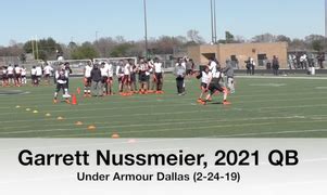 Garrett Nussmeier Under Armour Dallas highlights