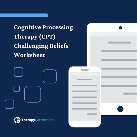 Cognitive Processing Therapy (CPT) Challenging Beliefs Worksheet (Editable, Fillable, Printable ...