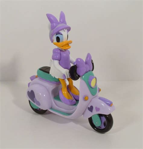 4.25 Daisy Duck Scooter Moped Vespa PVC Action Figure Disney Mickey ...