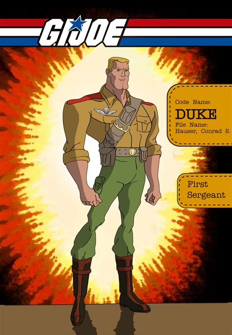 ArtStation - GI JOE's - on DC Animation Style - DUKE