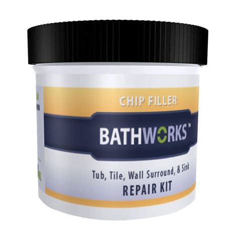 BATHWORKS 3 oz. DIY Bathtub and Tile Chip Repair Kit-CR-20 - The Home Depot