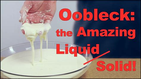 Cool Science Experiment #6 (Oobleck: the Amazing Liquid/Solid!) - YouTube