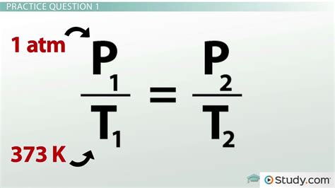 Gay-Lussac's Law: Gas Pressure and Temperature Relationship - Video & Lesson Transcript | Study.com