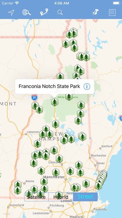 New Hampshire State Parks map! by Shine George