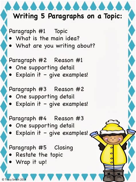 Second Grade Paragraph Writing