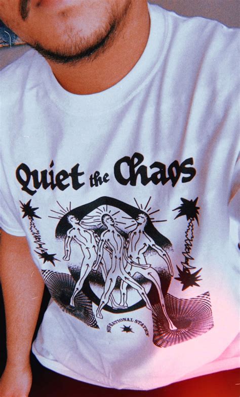 Quiet The Chaos T-shirt by Awake Happy