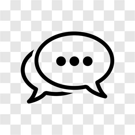 icon of blank message dialogue box 3101266 Vector Art at Vecteezy