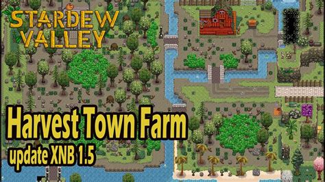 HARVEST TOWN FARM - OFFICIAL UPDATE XNB 1.5 - STARDEW VALLEY ANDROID - YouTube