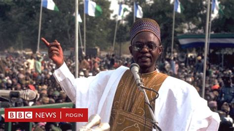 Shehu Shagari, former Nigeria presido don die - BBC News Pidgin