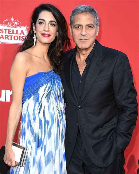 George and Amal Clooney on Flight With Twins | POPSUGAR Family