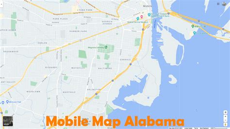 Mobile, Alabama Map