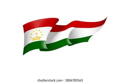 Tajikistan Flag State Symbol Isolated On Stock Illustration 1853152981 | Shutterstock