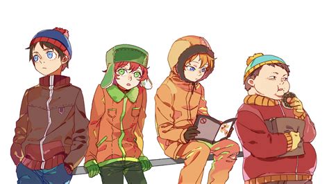 South Park 4K, Green Eyes, Red Hair, Blonde, Kyle Broflovski, Hoodie ...