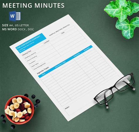 13+ Meeting Minutes Template - Free Samples, Examples Format Download | Free & Premium Templates