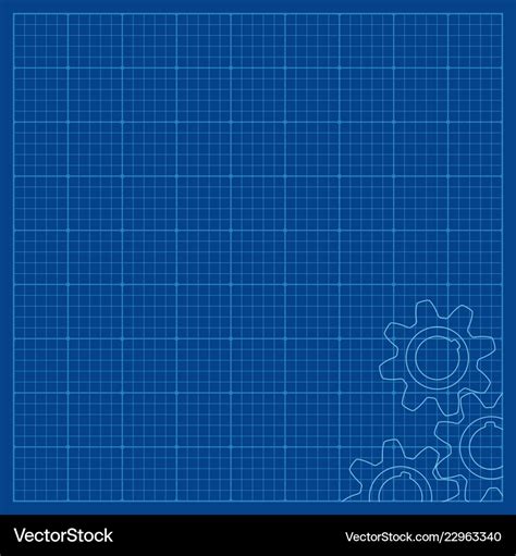 Blueprint lined paper for technical drawings Vector Image