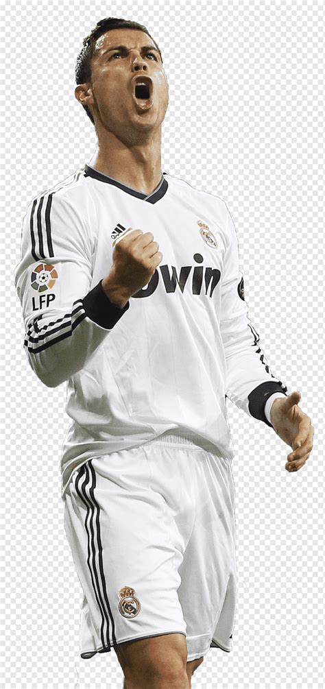 Camisola branca de mangas compridas para homem, Cristiano Ronaldo Real ...