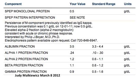 jm's Adventure with Multiple Myeloma: SPEP - M-Spike Results of March 8 ...