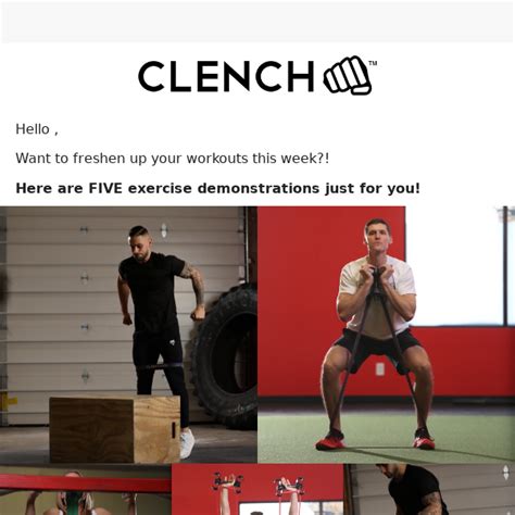 🖐️ 5 Exercises For Your Workout Routine! - Clench Fitness