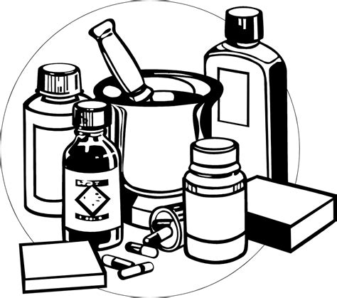 Medicine Bottle Drawing at GetDrawings | Free download