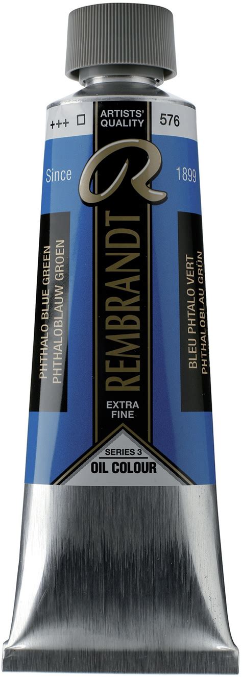 Rembrandt Oil Colour Paint 150Ml Series 3-Phthalo Blue Green | Walmart Canada