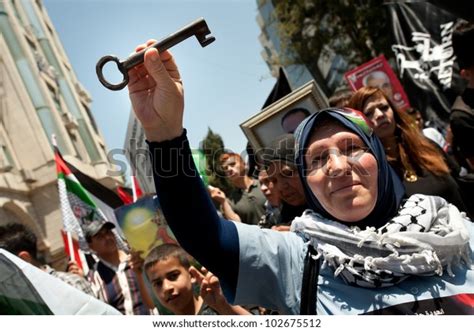 Ramallah Palestinian Territories May 15 Carrying Stock Photo 102675512 ...