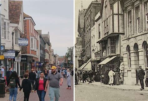 Canterbury then and now - historic pictures show how city has changed