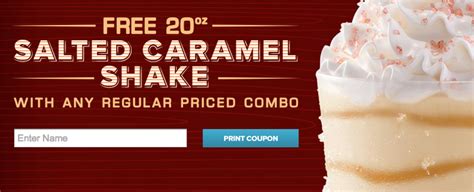 Arby's: FREE 20 oz Salted Caramel Shake! | DiscountQueens.com