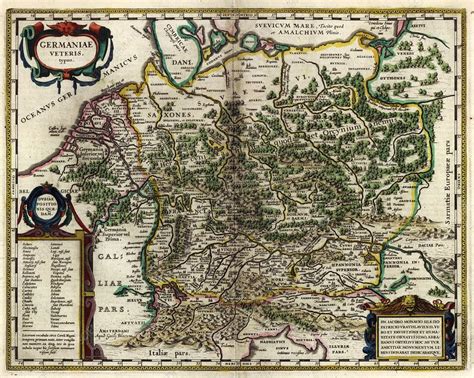 17th Century Germany Map - Gisele Ermentrude