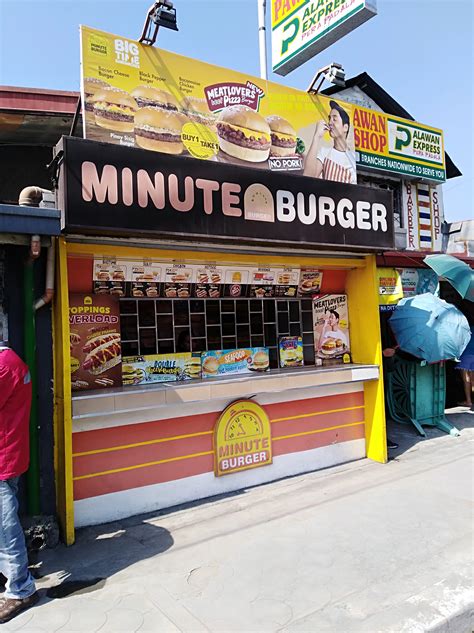 Minute Burger Menu, Menu for Minute Burger, Bayanan, Muntinlupa City