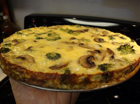 kimscookingfrenzy: Crustless Broccoli Mushroom Quiche with Cottage Cheese