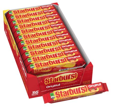 Starburst Original Candy, Full Size, Bulk Fundraiser (2.07 oz., 36 ct.) - Walmart.com - Walmart.com