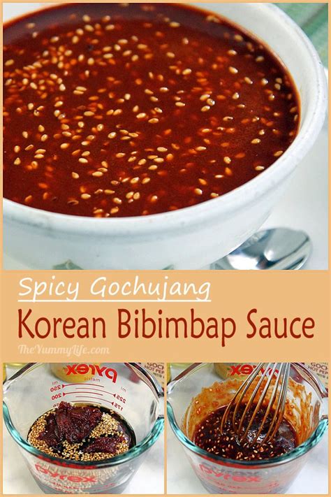 Spicy Korean Bibimbap Sauce