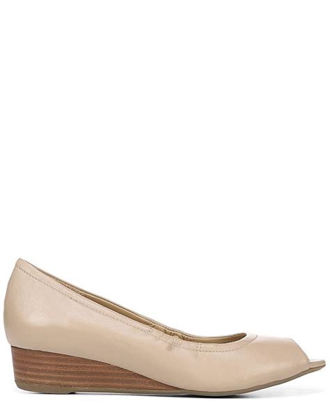 Naturalizer Contrast Peep Toe Wedges & Reviews - Wedges - Shoes - Macy's