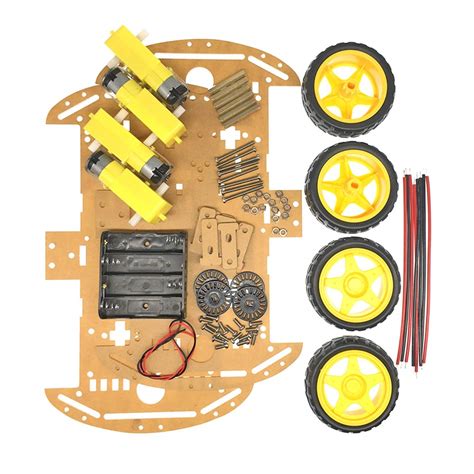 4WD Smart Robot Car Chassis Kit - JAGElectronics Enterprise