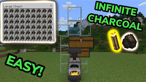 SIMPLE 1.21 CHARCOAL FARM TUTORIAL in Minecraft Bedrock (MCPE/Xbox/PS4/Nintendo Switch/PC) - YouTube